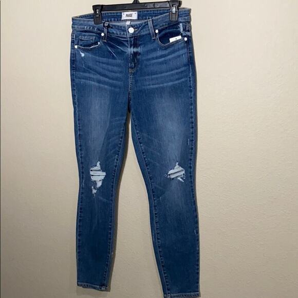 Paige Verdugo Ankle Embarcadero Jeans - Picture 1 of 8
